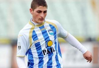 Pescaras Marco Verratti skapar intresse bland de stora klubbarna i Italien.