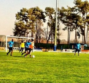 Dagens träning: Chivu i full träning