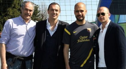 Barcelona på Primaveras träningsanläggning “Giacinto Facchetti”