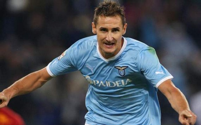 Probable line-up for Lazio: Klose to start?
