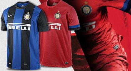 Inters tröjor för säsongen 2012/13 officiellt presenterade idag