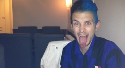 Hampus blåsvarta hår: En dag med Inter på skallen