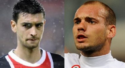 “PSG want Sneijder in exchange for Pastore”