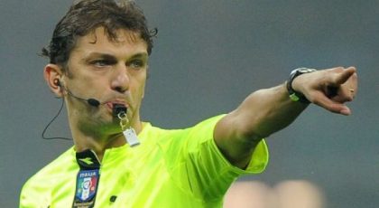 Tagliavento to officiate Hellas Verona vs Inter