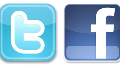 Nerazzurri players on Facebook and Twitter