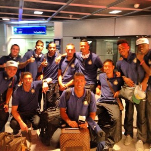 PHOTO: Inter leaves for the US