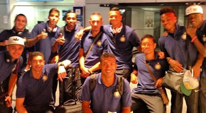 PHOTO: Inter leaves for the US