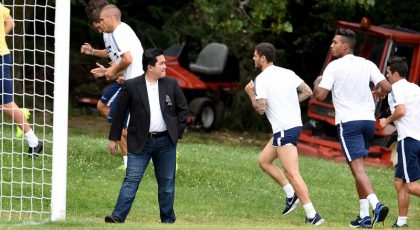 Thohir monitored the afternoon training session