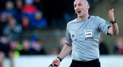 Madden officiates Inter- Dnipro in Europa League