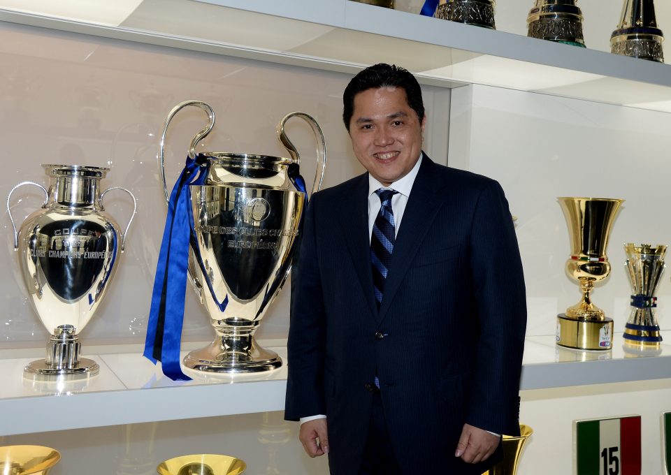 Former Inter President & Owner Erick Thohir: “Congratulations”