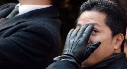 Erick Thohir has arrived at San Siro