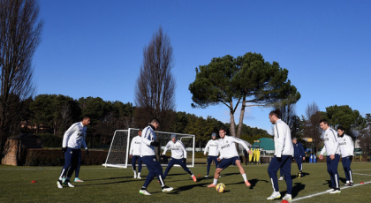 PICS: Inter’s morning session at Appiano, Dodô trains in bandages
