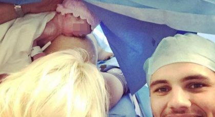 Icardi’s first time as a father