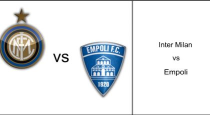 Inter 24 man squad for Empoli