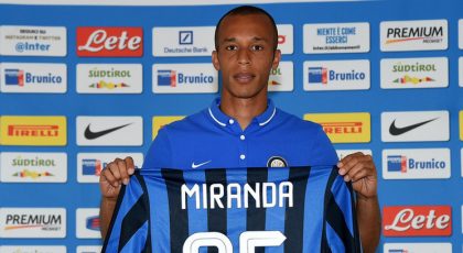 Miranda officially unveiled as an Inter player