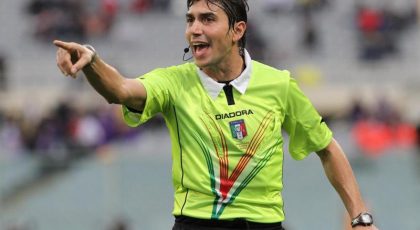 Tenth time Calvarese will referee Inter, five wins in the past