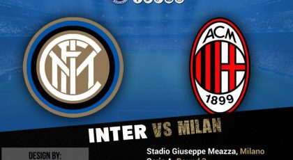 Inter vs Milan official line ups
