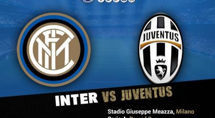 Official starting line-ups Inter-Juventus