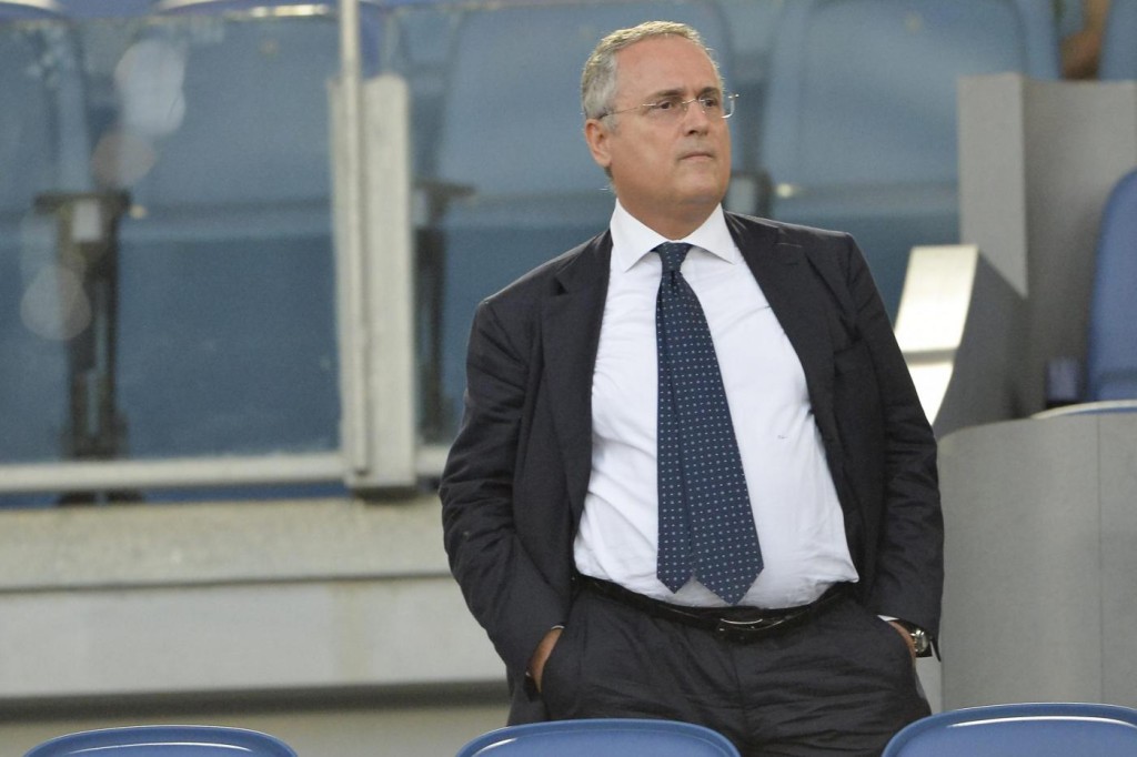Lazio owner Claudio Lotito