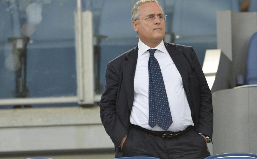 Lazio owner Claudio Lotito