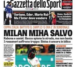 Front pages: Inter want Eder, Soriano, & Mario Rui