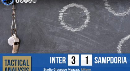 Tactical Analysis: F.C. Internazionale Milano 3-1 U C. Sampdoria