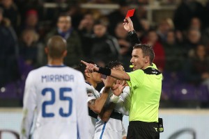 Mazzoleni Inter vs Fiorentina