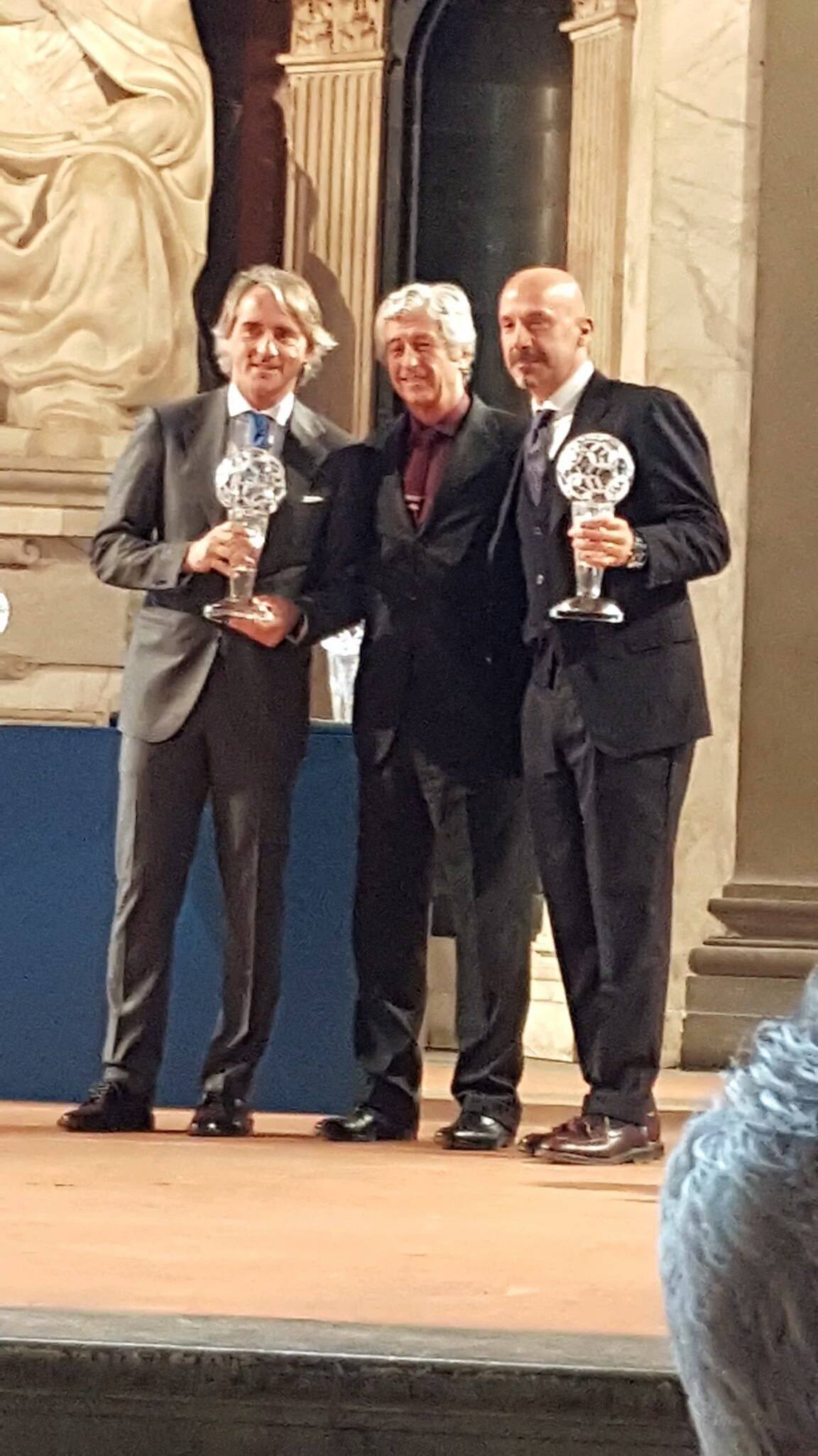 Mancini in the FIGC Hall of Fame