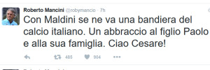 Mancini tweet