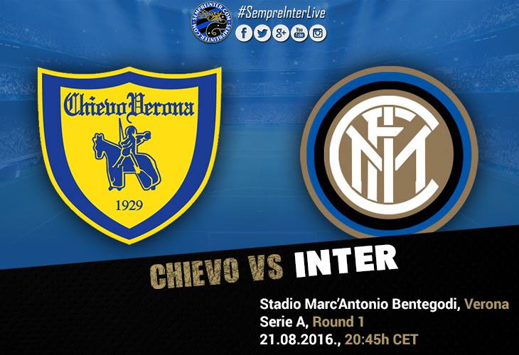 OFFICIAL: Starting Lineups for Chievo Verona vs Inter