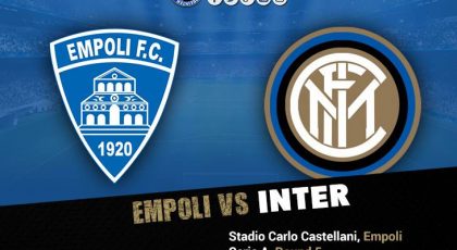 Official starting line-up: Empoli-Inter