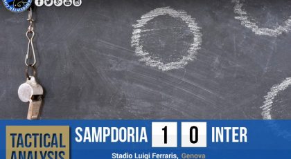 Tactical Analysis: U C. Sampdoria 1-0 F.C. Internazionale Milano