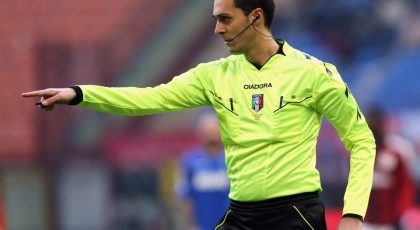 Referee Marco Di Bello To Be In Charge Of Inter’s Serie A Clash Away Against Roma