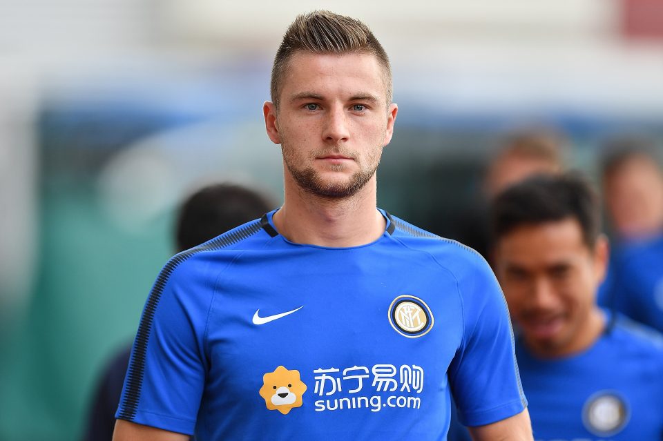 Milan Škriniar Likely To Be On The Bench For Sassuolo vs Inter