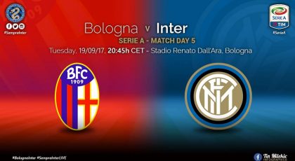 Preview: Bologna vs Inter – A challenging road-trip