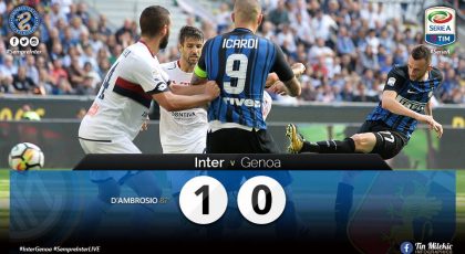(VIDEO) – Highlights: Inter 1 – 0 Genoa