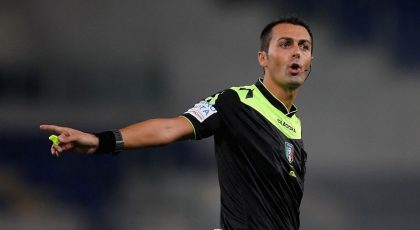 Italian Media Very Critical Of Referee Marco Di Bello’s Officiating In Inter’s Draw With Roma