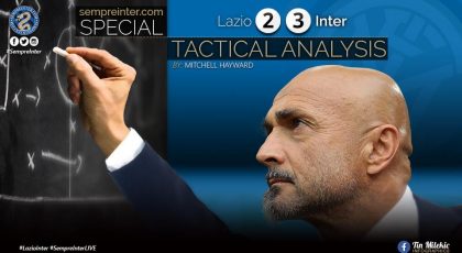 Tactical Analysis – Lazio 2-3 Inter – A Fairy Tale Ending