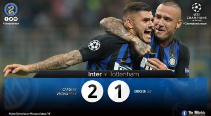 WATCH – Highlights – Inter 2 – 1 Tottenham: A Magical Night At The San Siro