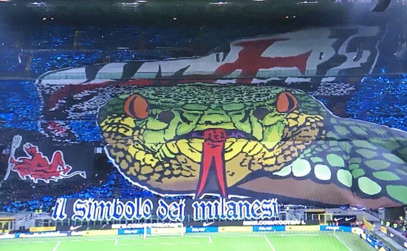 Inter Milan Fans Curva Nord San Siro