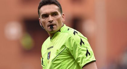 Massimiliano Irrati Appointed As Referee For Inter’s Serie A Game With Sassuolo