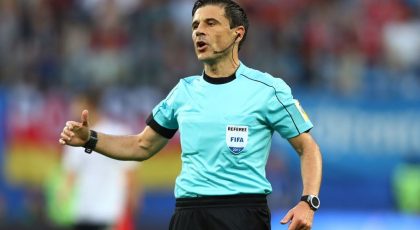 Mazic Has Never Refereed Inter But Has Refereed An Italian Team 12 Times Before