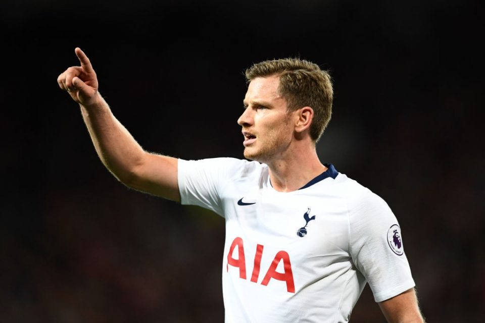 Vertonghen Back In Training For Spurs Ahead Of Inter Game
