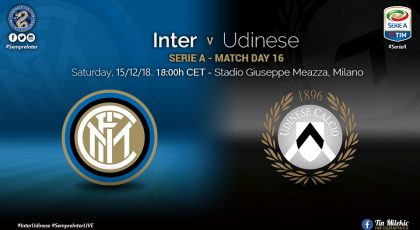 Preview – Inter Vs Udinese: Time To Win Again