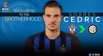Cedric Soares: “Inter Was My Favorite Team When I Was A Child”