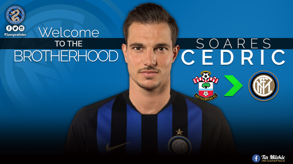 OFFICIAL – Cedric Soares Joins Inter On Loan