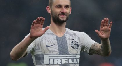 Inter Midfielder Marcelo Brozovic Celebrates Croatia’s Qualification To Euro 2020