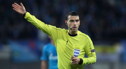 Official – Romanian Referee Ovidiu Hategan To Be In Charge Of Inter’s Champions League Clash With Shakhtar