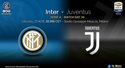 Preview – Inter vs Juventus: Hosting The Champions To Reach The Champions