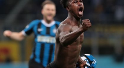Inter Winger Keita Balde Celebrates Goal & Win Against Empoli On Social Media